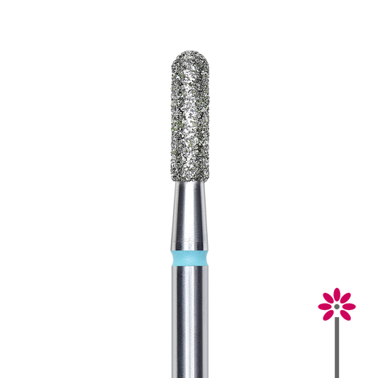 Fresa Staleks (FA30B023/8K) "Cilindro" Redondeado Azul, diámetro de la cabeza 2,3 mm / parte útil 8 mm