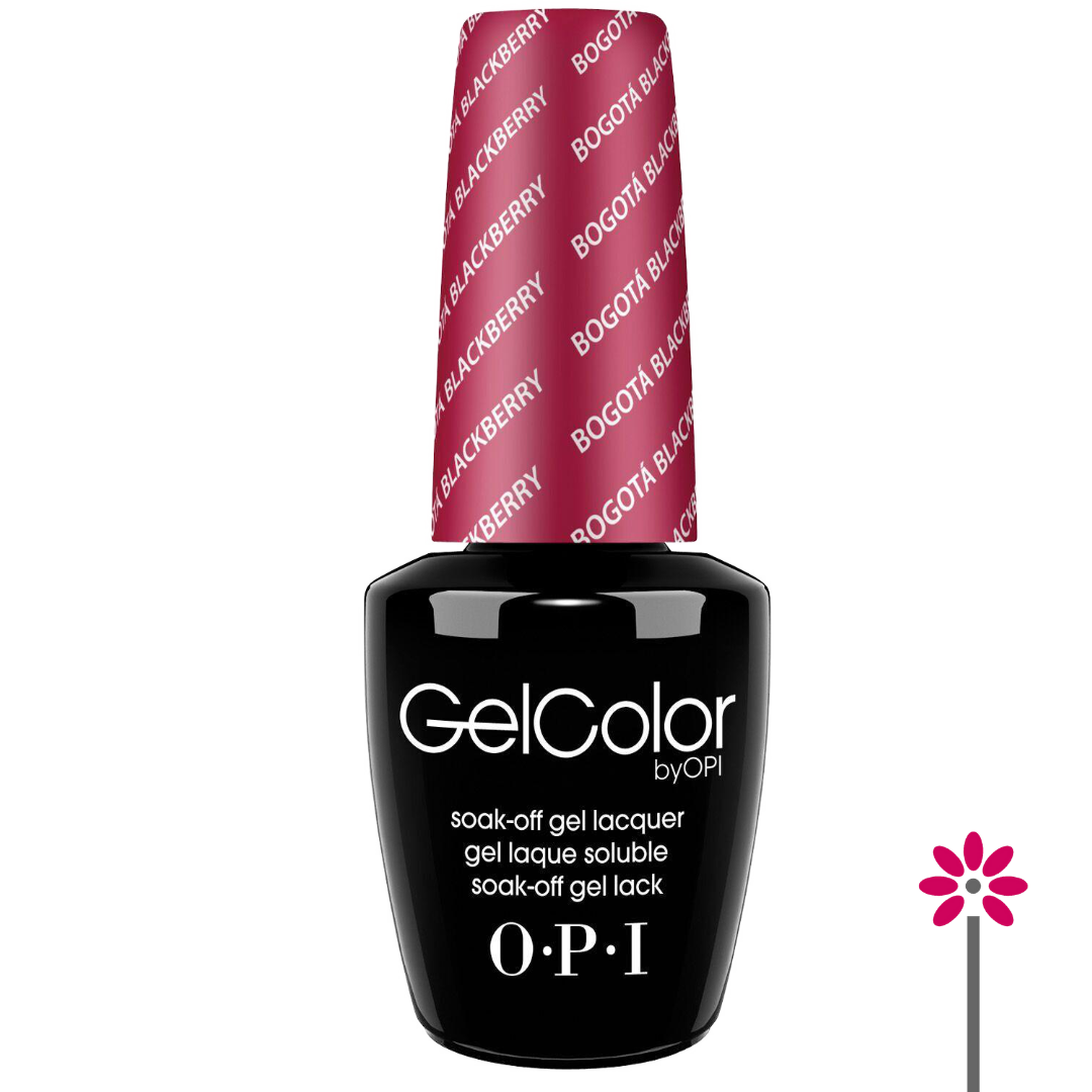 OPI - GelColor, esmalte de uñas, 15 ml (Bogotá Blackberry)
